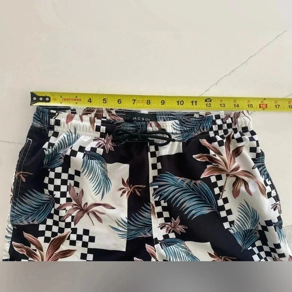 Pacsun Tropical Hawaiian Drawstring Lined Swim Cruise Board Shorts Men’s S EUC - Picture 3 of 6